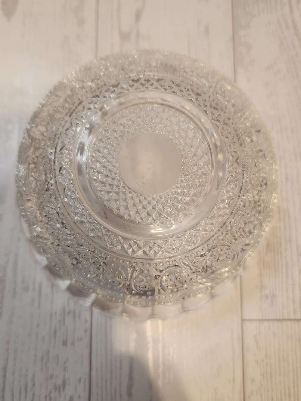 Vintage KIG Indonesia Crystal Bowl Small Size Candy/Nut Dish